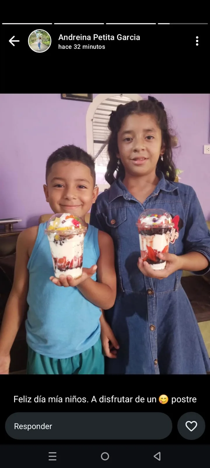 Niños felices con sus cremas Trickcreams